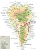 La Palma - Small Map - Apartamentos Miranda